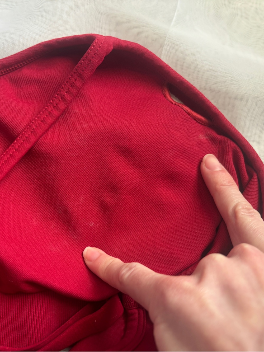 Athleta Candy Apple Red Sports Bra - Large - Picture 6 of 6